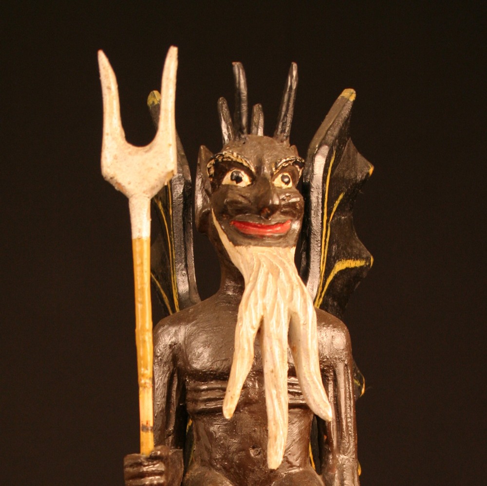 statue d'un diable de Bessans
