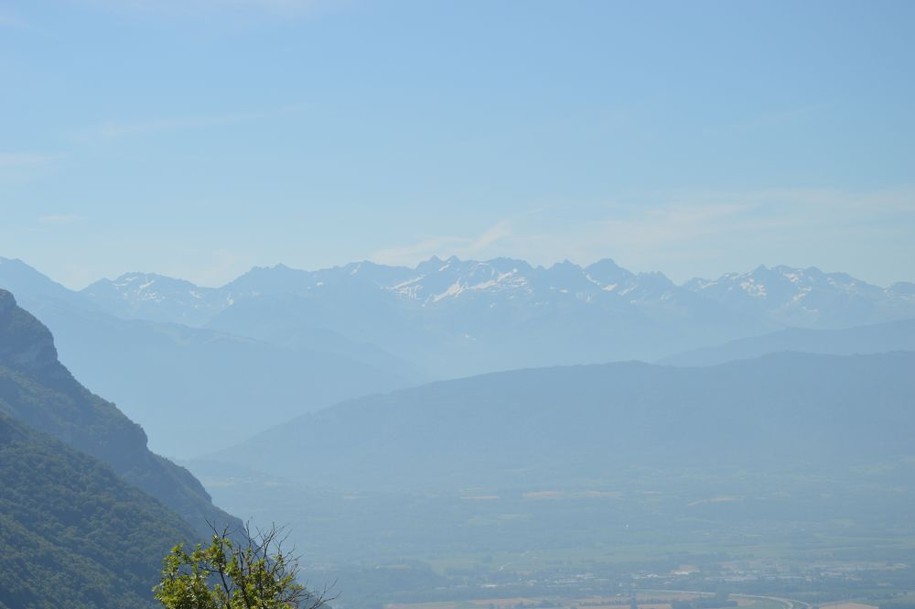 Mont Saint Michel vue sur le massif de Belledonnes