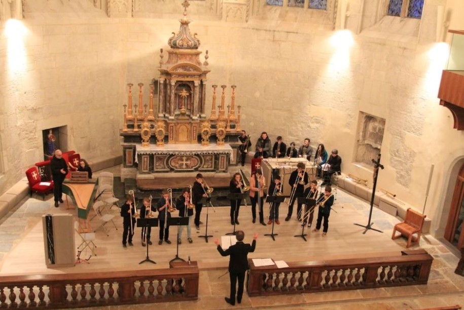 Concert dans la Sainte-Chapelle.