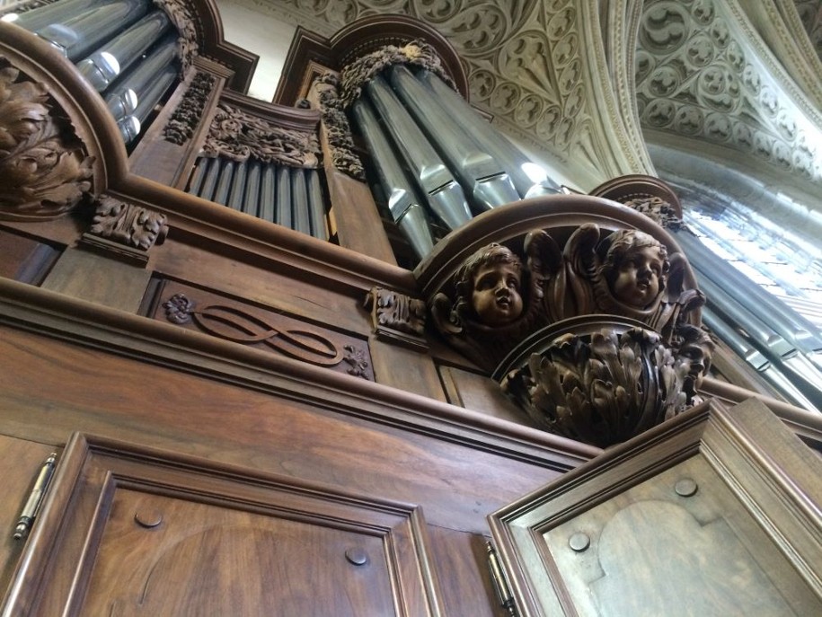 L'orgue de  la Sainte-Chapelle.