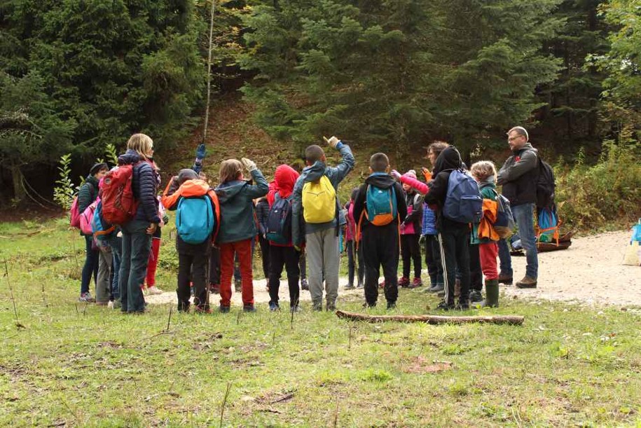 Animation à la Feclaz avec l'école Saint Jean-23©France Nature Environnement