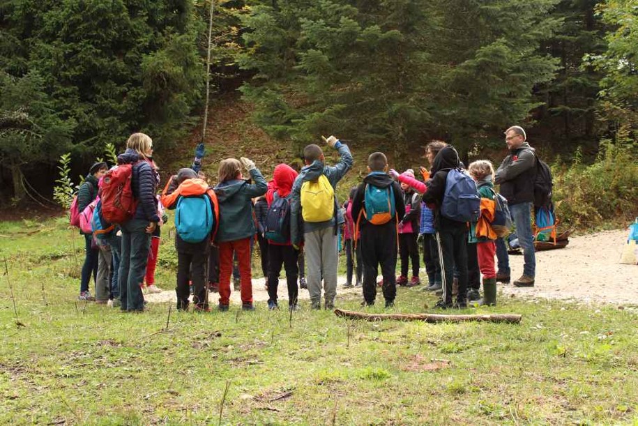 Animation à la Feclaz avec l'école Saint Jean-23©France Nature Environnement