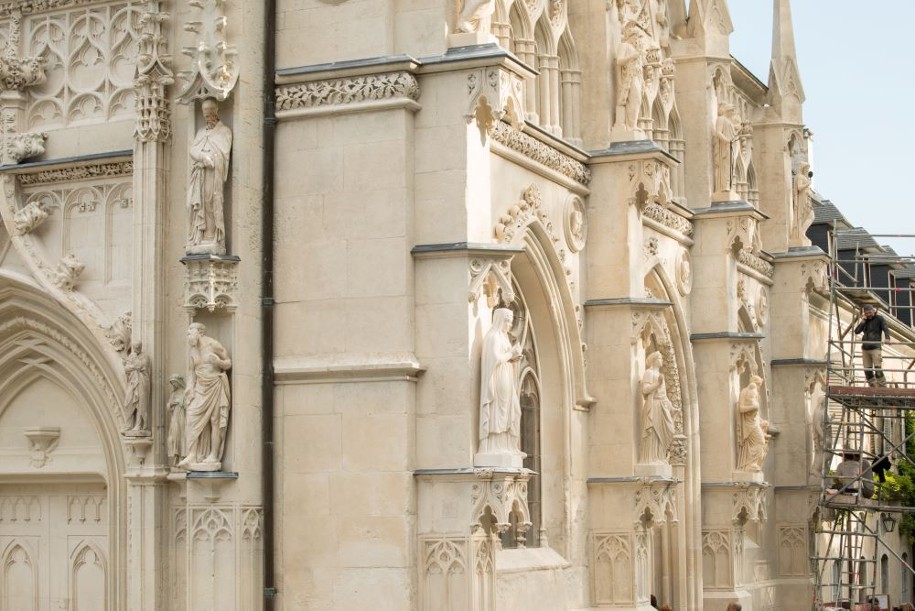 Restauration de la façade de l'église abbatiale d'Hautecombe - 2020