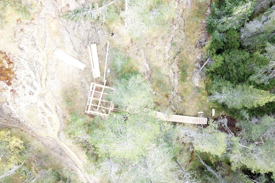Travaux pour la réouverture et la mise en valeur d’une tufière en forêt communale de Val Cenis © Syndicat du Pays de Maurienne