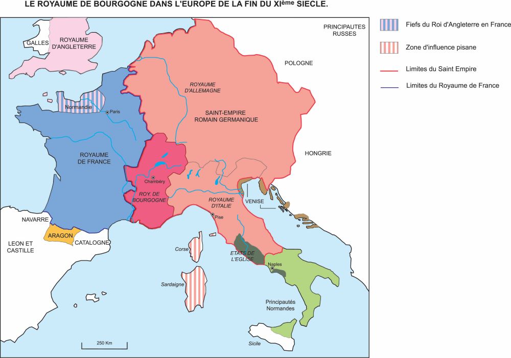 carte de la mediterranée vers lan mil