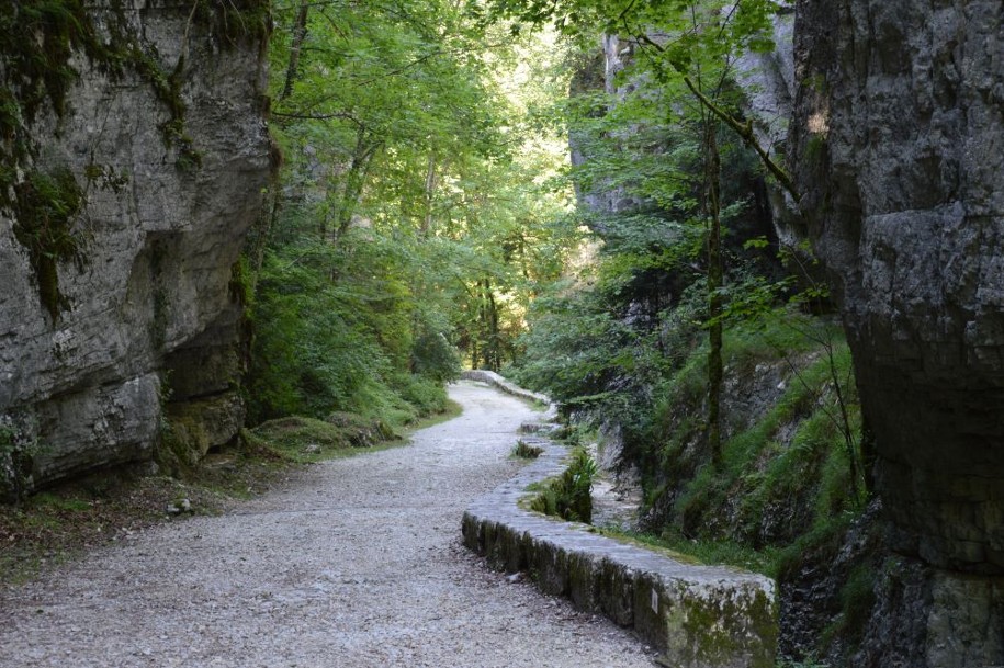 Traces géologiques et voie Sardes sur le site de Saint Christophe