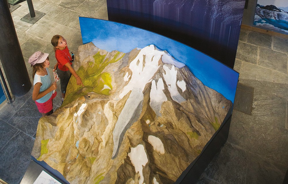 maquette de glacier