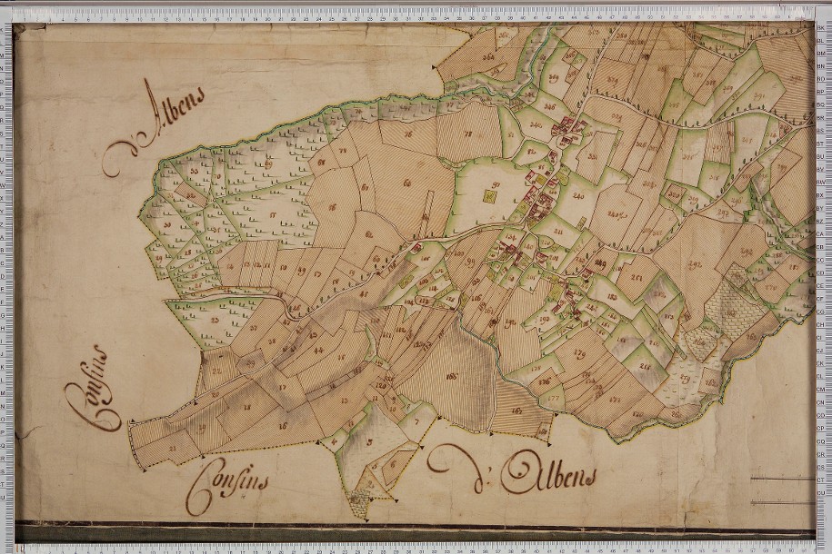 Mappe de la commune d'Ansigny
