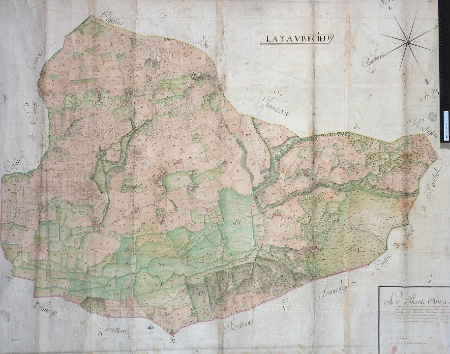 Mappe de la commune d'Avressieux