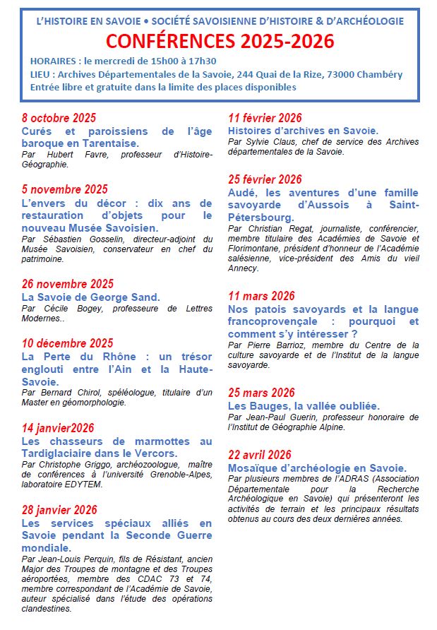 Conferences SSHA 25 26