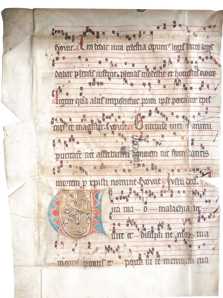 Extrait d'un antiphonaire