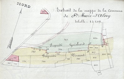 Extrait d’un procès-verbal de bornage, justice de paix de Saint-Genix-sur-Guiers, 1906 [4U24 94].