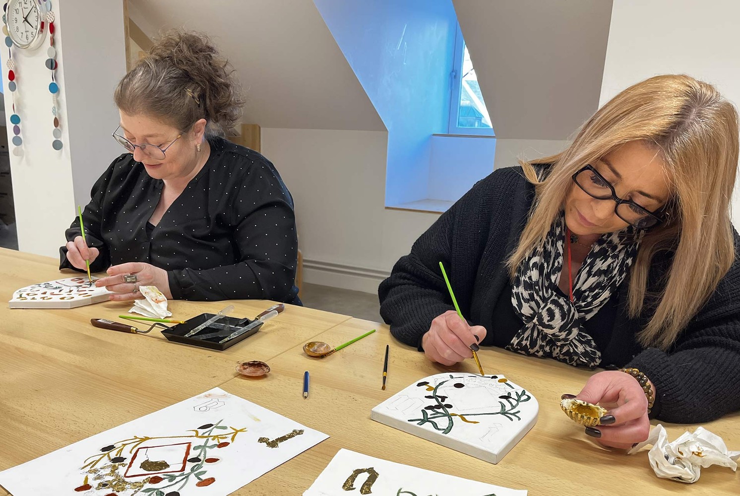 Atelier "Peinture du Moyen Âge" au Musée Savoisien de Chambéry