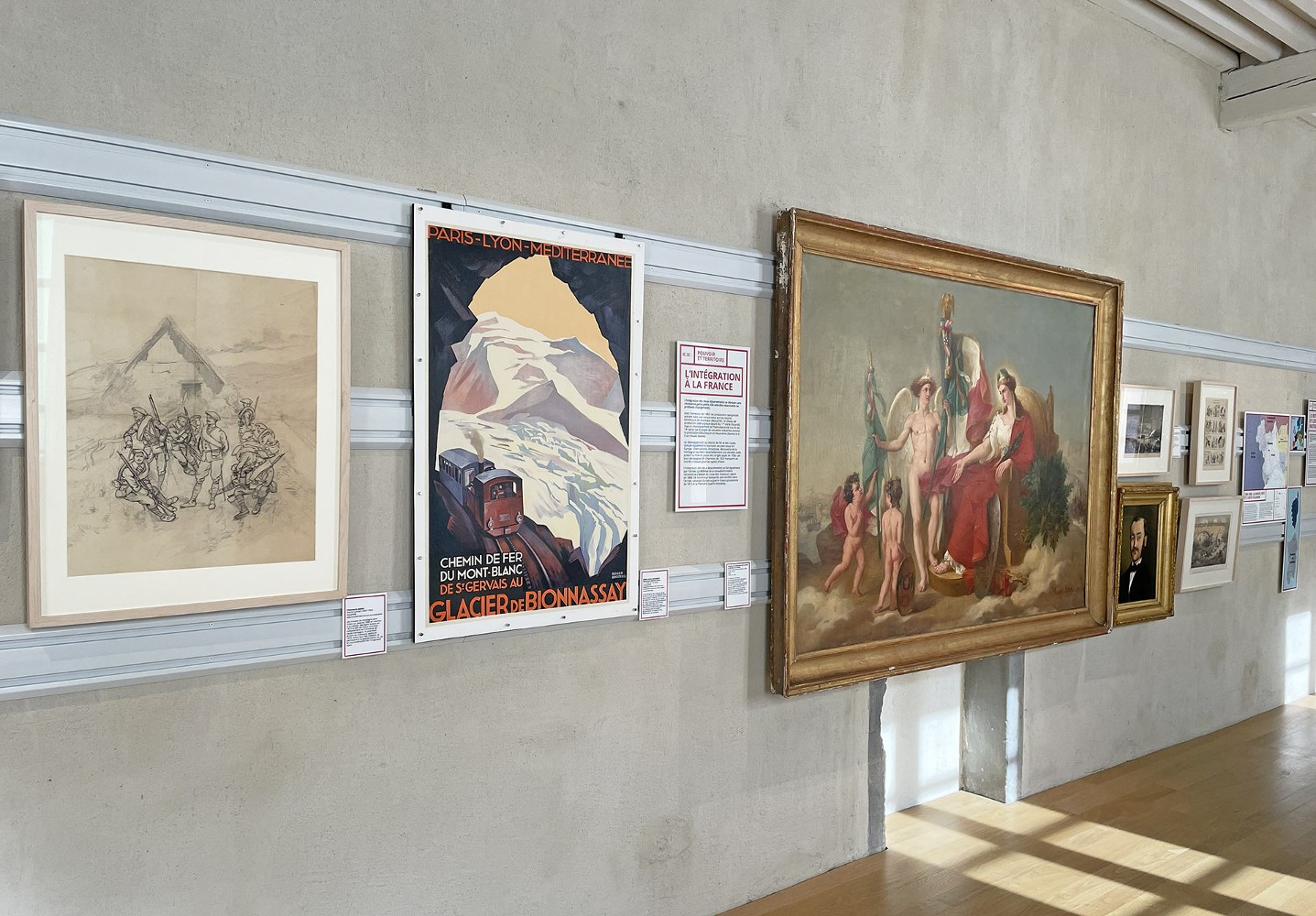 Vue de l'exposition permanente du Musée Savoisien de Chambéry