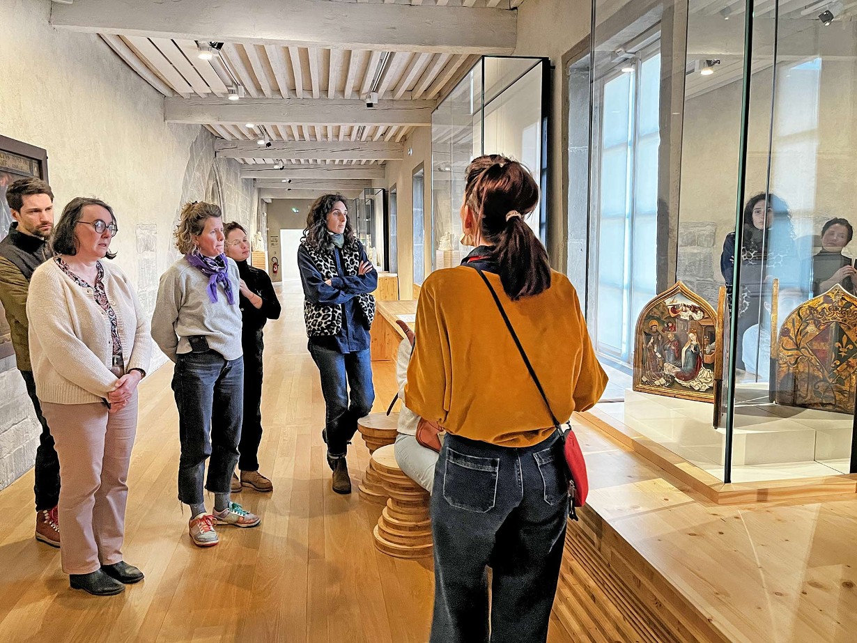 Photo d'une visite guidée au Musée Savoisien