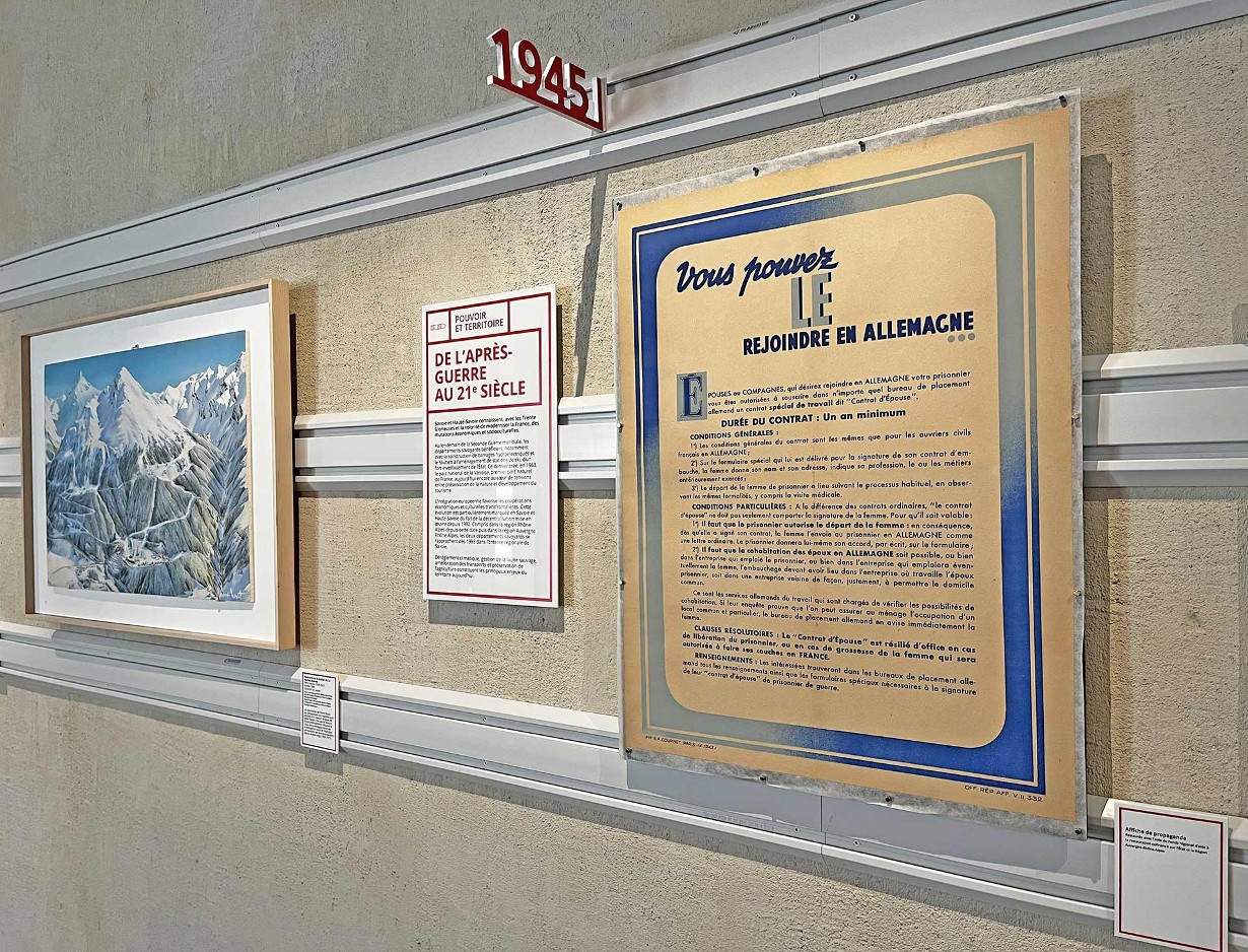 Vue de l'exposition permanente du Musée Savoisien de Chambéry