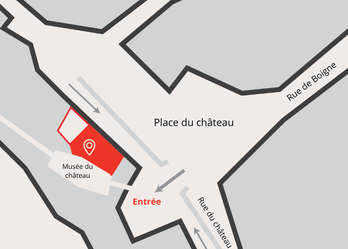 plan accès château