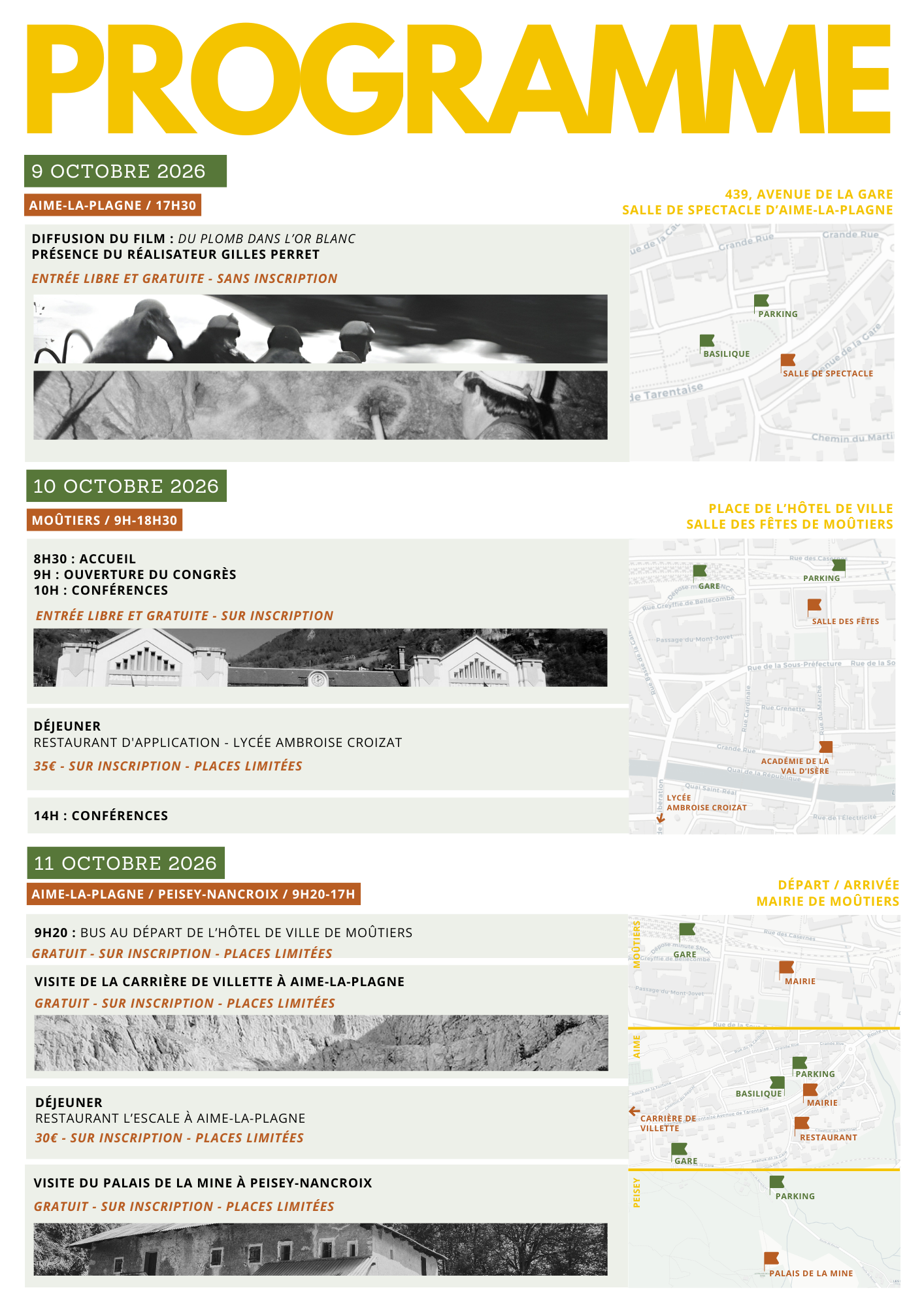 Programme Congrès Mines 2026