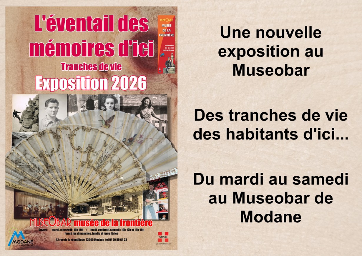 Exposition "L'éventail des mémoires d'ici" à Modane
