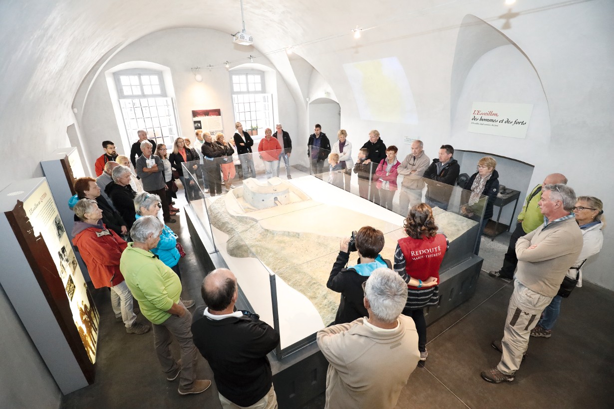 Visite guidée de la Redoute Marie-Thérèse à Avrieux