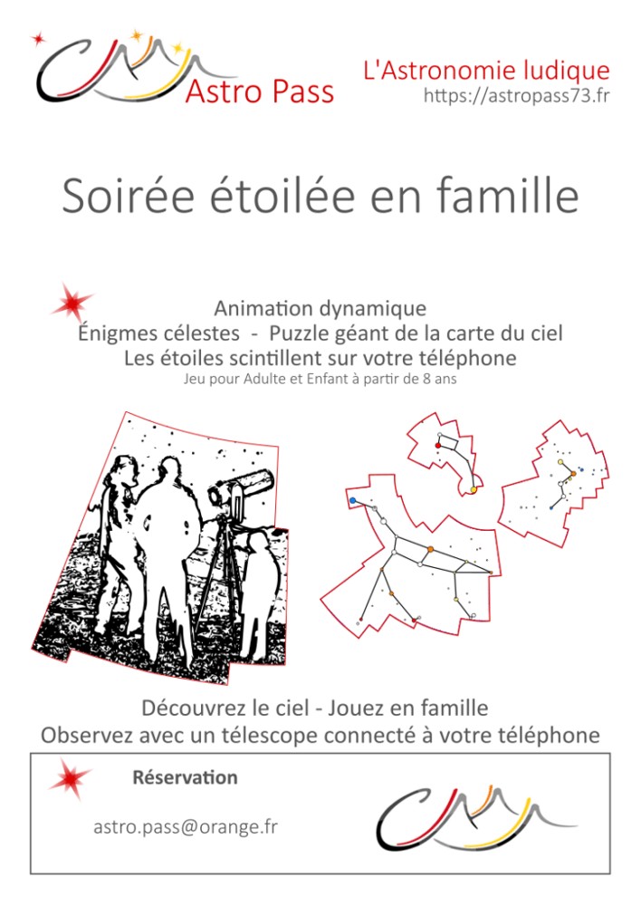 Etoilez-vous! Astro Pass, l'Astronomie ludique_Le Corbier