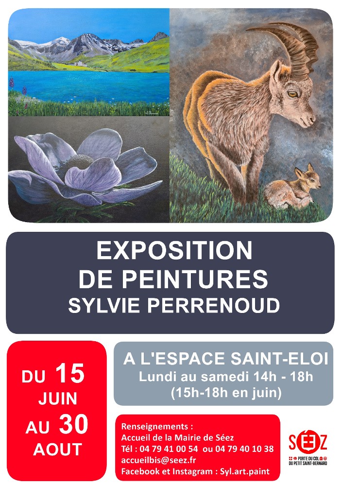 Exposition de peintures de Sylvie Perrenoud à l'Espace Saint-Eloi_Séez