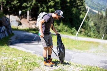 Ramassage des déchets_Méribel