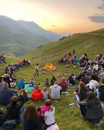 Feu de camp Pépé Nicolas