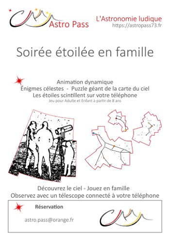 Etoilez-vous! Astro Pass, l'Astronomie ludique_Le Corbier